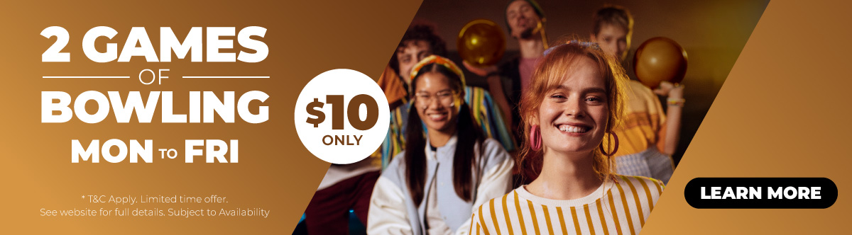 2 Games of Bowling for just $10