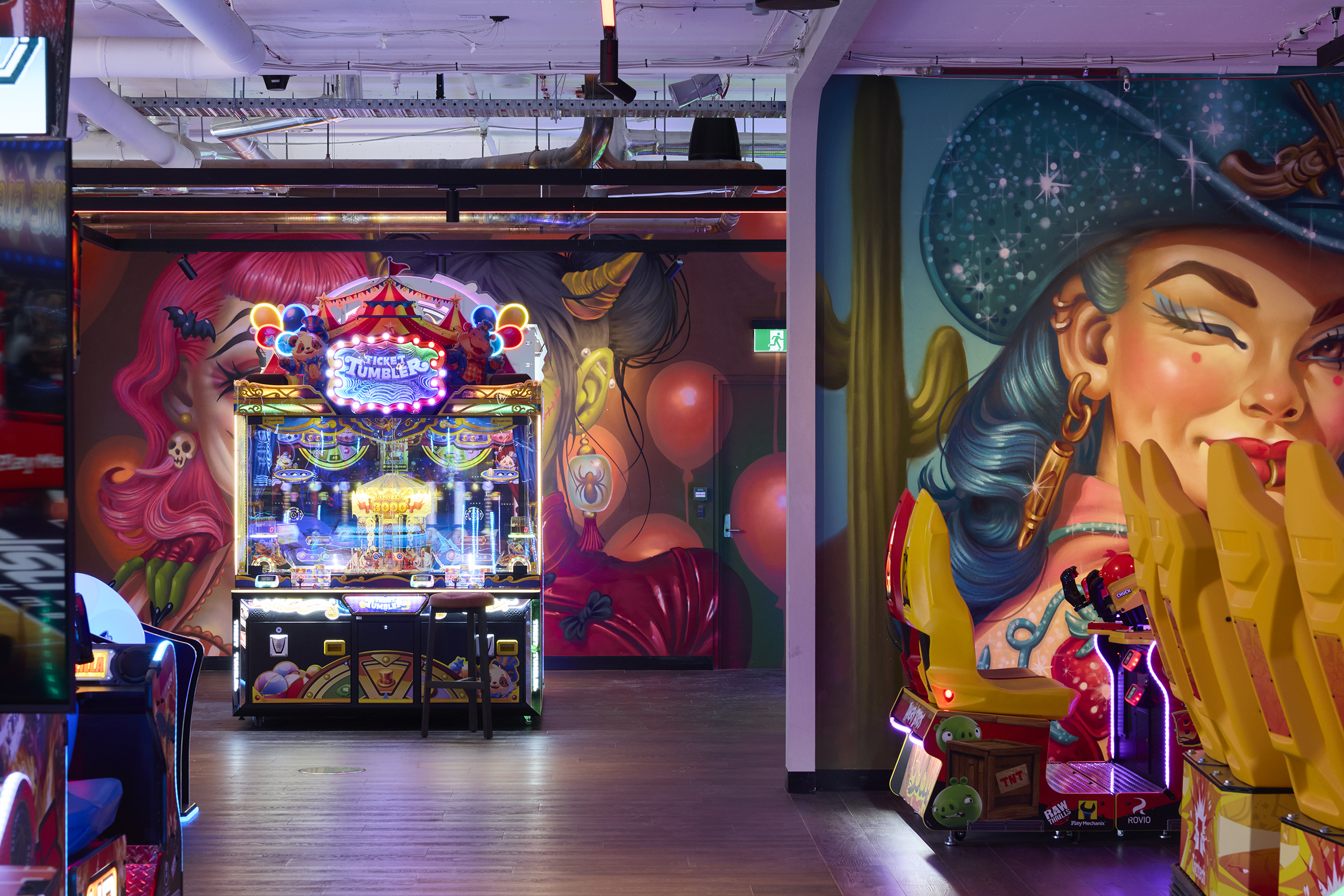 Lauren's Mural in Kingpin Melbourne