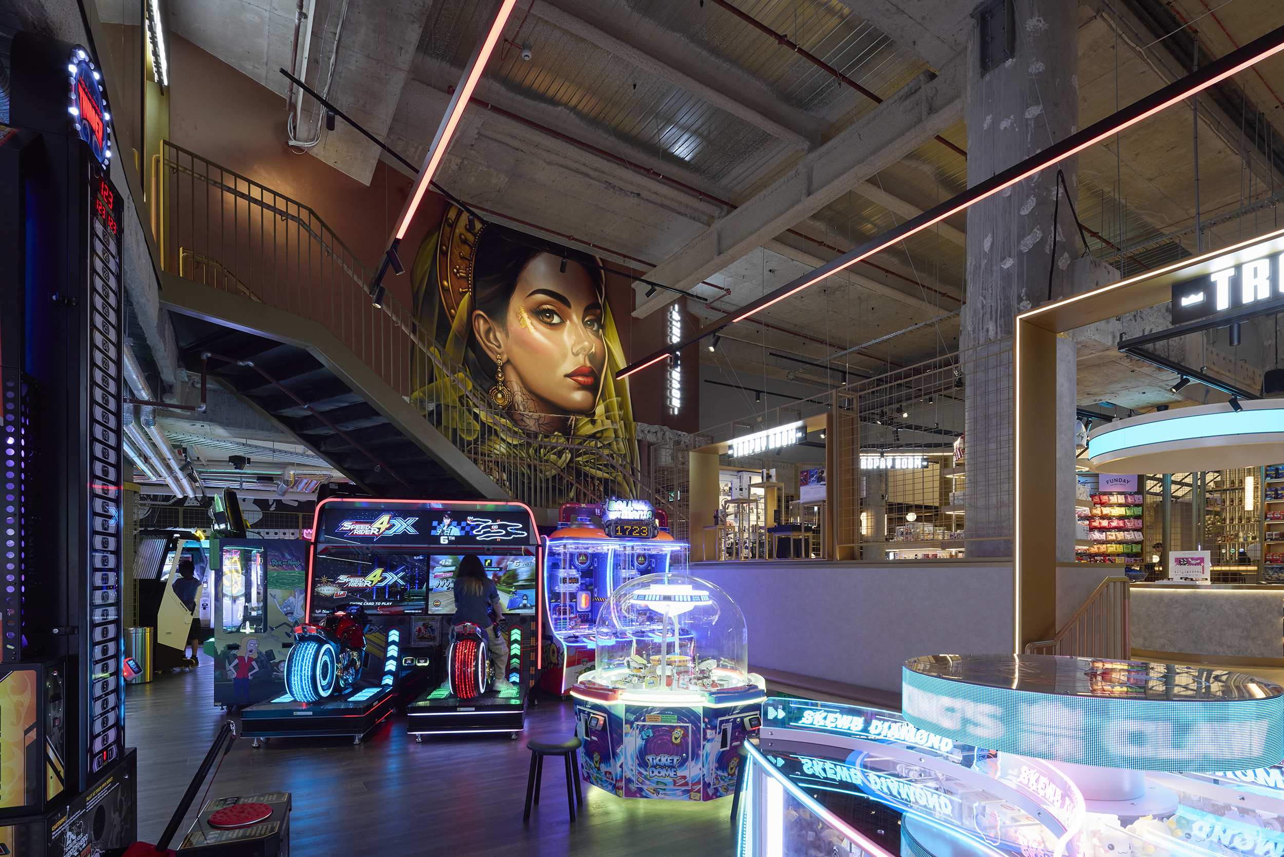 Sofles Mural in Kingpin Melbourne