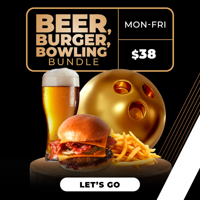 Free Bowling with Beer & Burger